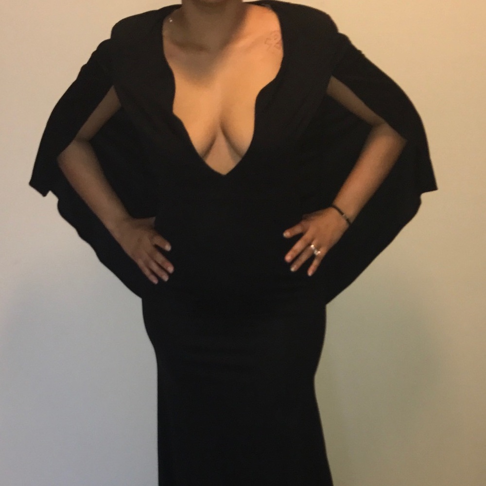Black Prom Dress - Picture 3 of 4